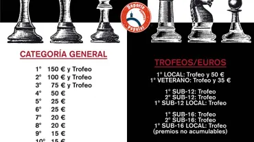 evento imagen del cartel del Torneo de Ajedrez Villa Miguelturra Ferias 2017, diseño del cartel Centro de Internet
