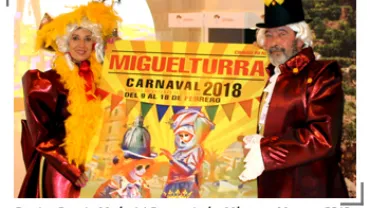 evento imagen de las futuras Máscaras Mayores en Fitur en enero de 2018