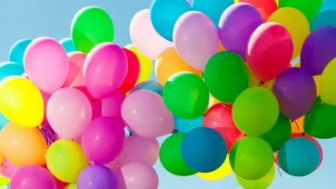 evento imagen de globos de colores