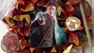 evento, imagen de guirnalda con motivos de Harry Potter