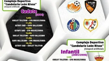 evento imagen cartel torneo nacional de fútbol Nano Rivas Miguelturra 2019