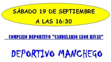 imagen cartel partido fútbol 19 septiembre 2015
