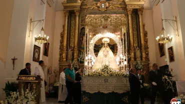 evento imagen de archivo del paso de la Virgen de la Estrella de Miguelturra, patrona de la localidad