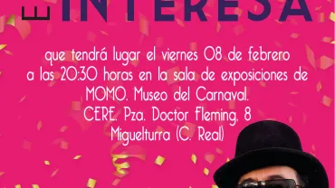 evento imagen tarjeta invitación inauguración exposición, febrero 2019