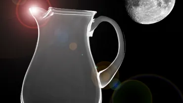 evento imagen de jarra de cristal, destello y Luna, Jarrilla Nocturna