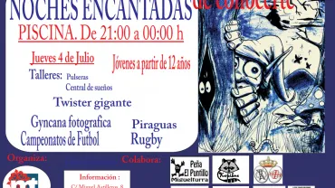 evento cartel de las Noches Encantadas de conocerte, 4 de julio de 2019