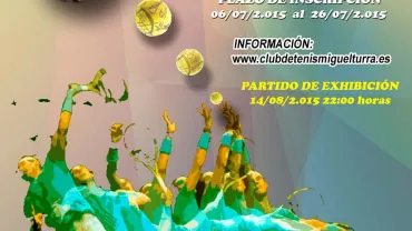evento imagen, cartel Open de Tenis de Tierra Batida Ciudauto 2015