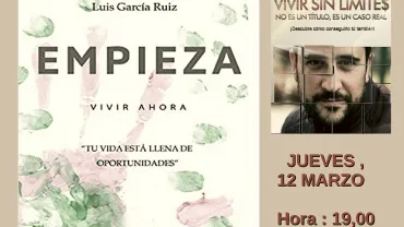 evento imagen presentación libro de Luis García Ruiz, marzo 2020 Miguelturra