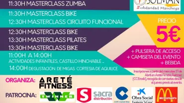 evento imagen del cartel Primer Aniversario Areté Fitness, mayo 2017