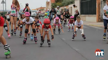 eventos, ruta sobre patines del pasado año 2015 Ferias Miguelturra