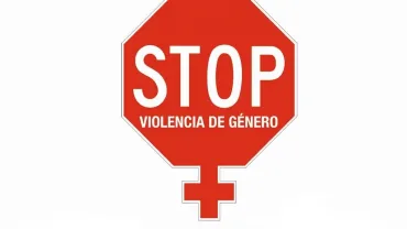 evento imagen de stop contra la violencia de género
