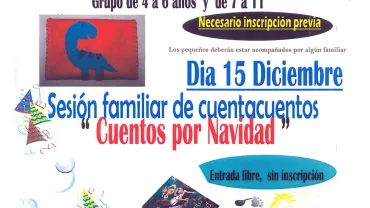 evento cartel talleres de navidad en la Biblioteca Municipal