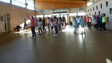 evento imagen de una de las actividades del taller contra la obesidad infantil, imagen de Areté Fitness