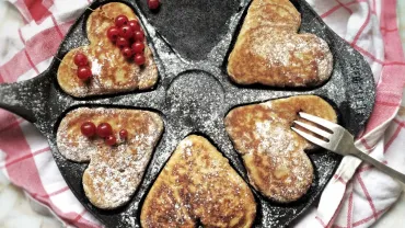 evento imagen de tortitas con forma de corazón