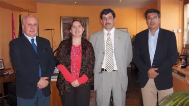 Mercedes Gómez recibió al presidente de la FAAE