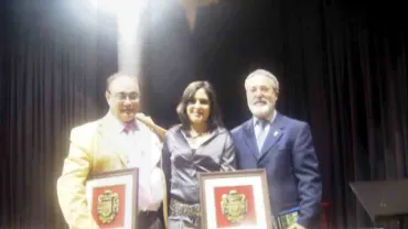 Román Rivero, entrega de los Carta Puebla 2006