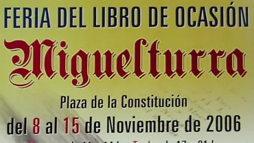 imagen cartel Feria Libro Ocasión 2006 Miguelturra