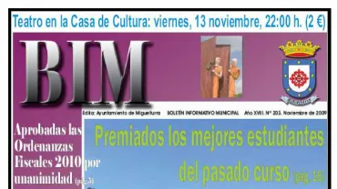 imagen portada BIM noviembre 2009