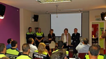 imagen inauguración curso policial, octubre 2010