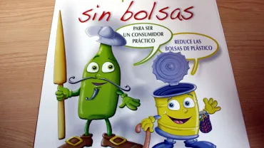 imagen del cartel campaña sin bolsas 2010