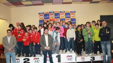 imagen entrega final trofeos ajedrez, febrero 2014