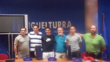 Román Rivero recibió a los petanquistas, agosto 06