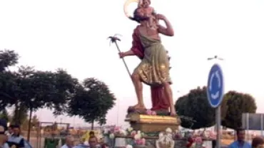 imagen de procesión de San Cristobal