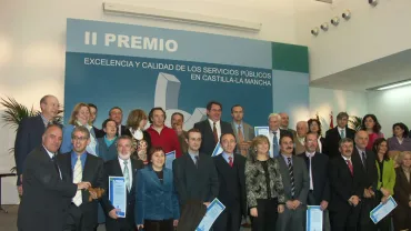 Reponsables municipales y de la web en los Premios