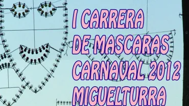 imagen cartel Carrera Máscaras Carnaval 2012