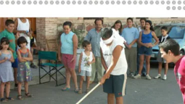 juegos tradicionales en el Barrio de Oriente