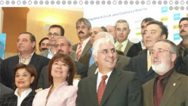 Firma convenios en Ciudad Real, 2005-11-14