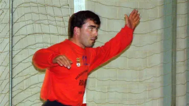 Jacob D Yébenes, portero del B. Miguelturra Alfa