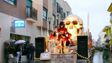 imagen de la Carroza de los Burletas, marzo 2011
