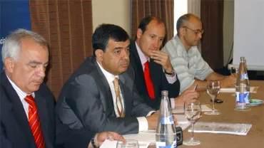 Roberto Sabrido, Consejero de Sanidad, junio 2006