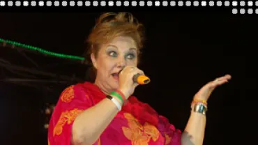 Karina cerró el show en las fiestas de 2005