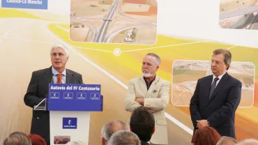 imagen inauguración tramo autovía, septiembre 2010