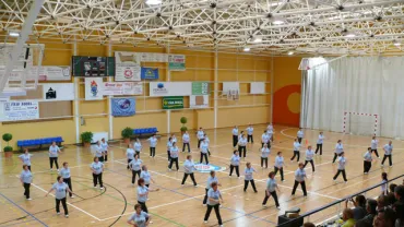imagen exhibición gerontogimnasia, mayo 2011