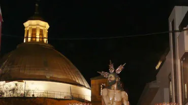 Imagen del paso de la Flagelación, abril 2014.