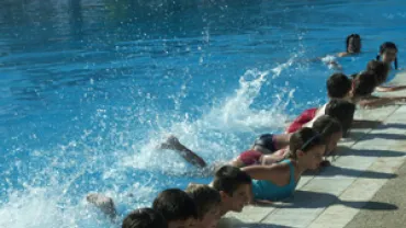 Cursos de natación, verano 2005
