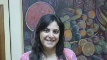 Diana Rodrigo en Radio Miguelturra, julio 2006
