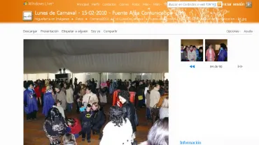 imagen de una de la galería web, febrero 2010