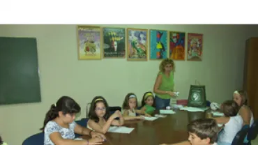 Niños del Taller Infantil comenzado el martes