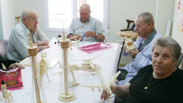 imagen de los trabajos del taller de manualidades