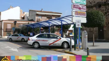 imagen de la parada de taxis de Miguelturra