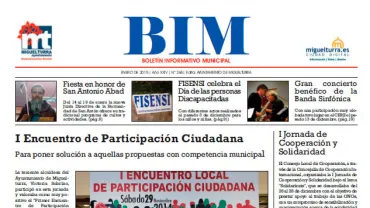 imagen portada del BIM de enero de 2015