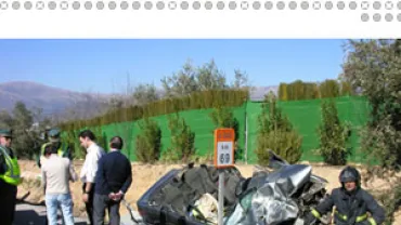 La Policía Local ayuda en caso de accidentes