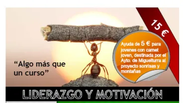 imagen cartel curso motivación, julio 2012