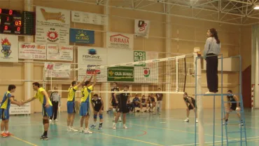 Urbaja Voley de Miguelturra en acción, noviembre