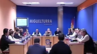 Imagen del Pleno, cedida por Miguelturra.Tv