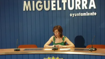 Victoria Sobrino anunciando el Plan, julio 2006